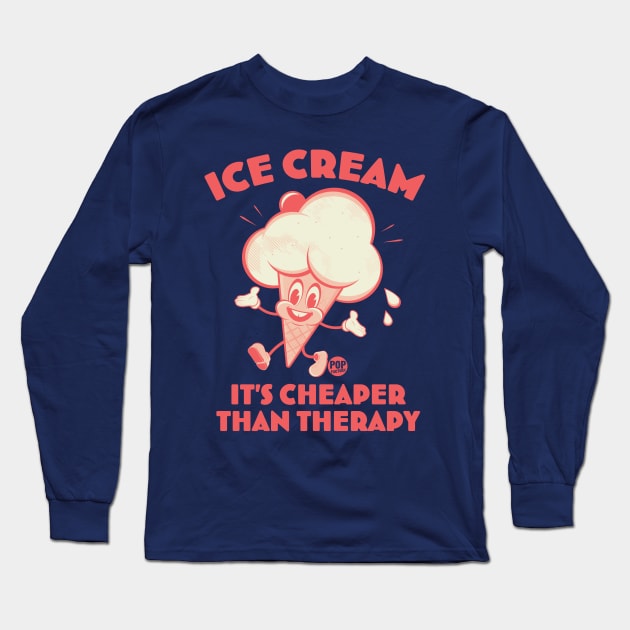 ICE CREAM THERAPY Long Sleeve T-Shirt by toddgoldmanart